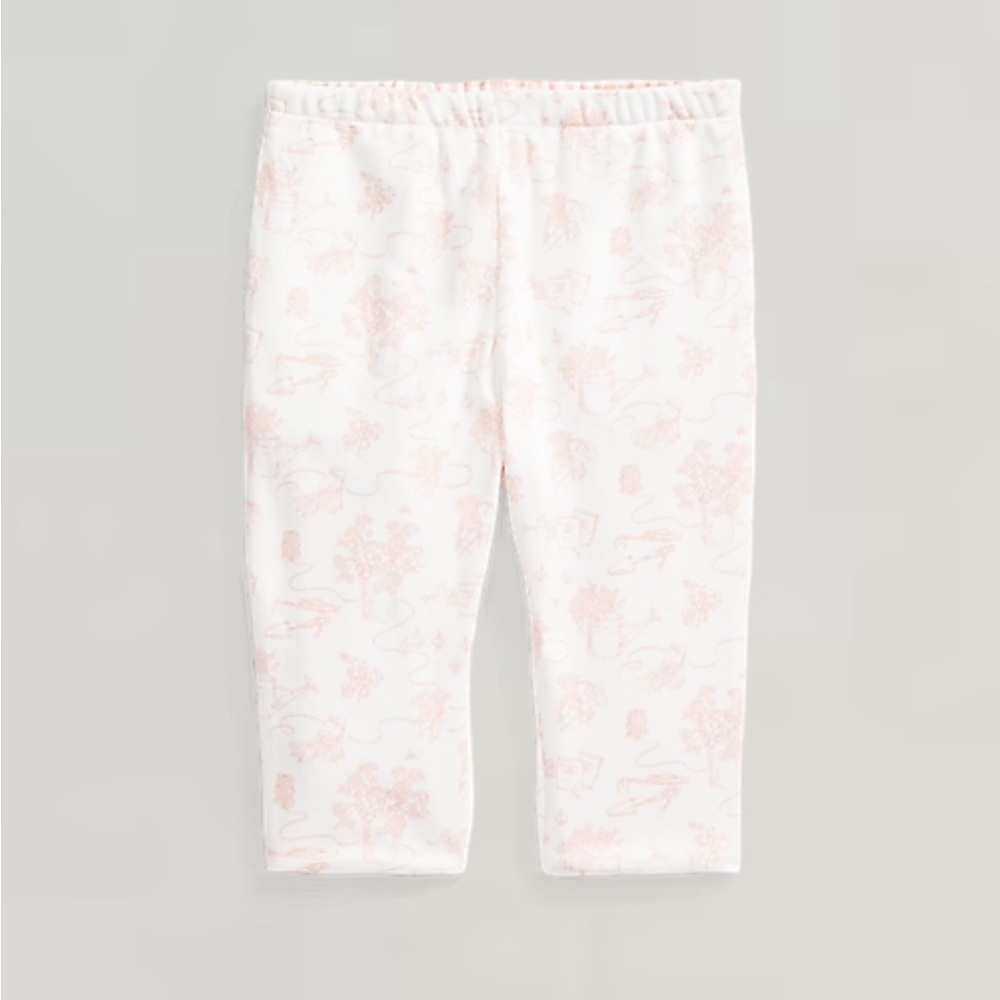 NWT polo Ralph Lauren baby girls reversible pants set of 2!! Sz 9 months